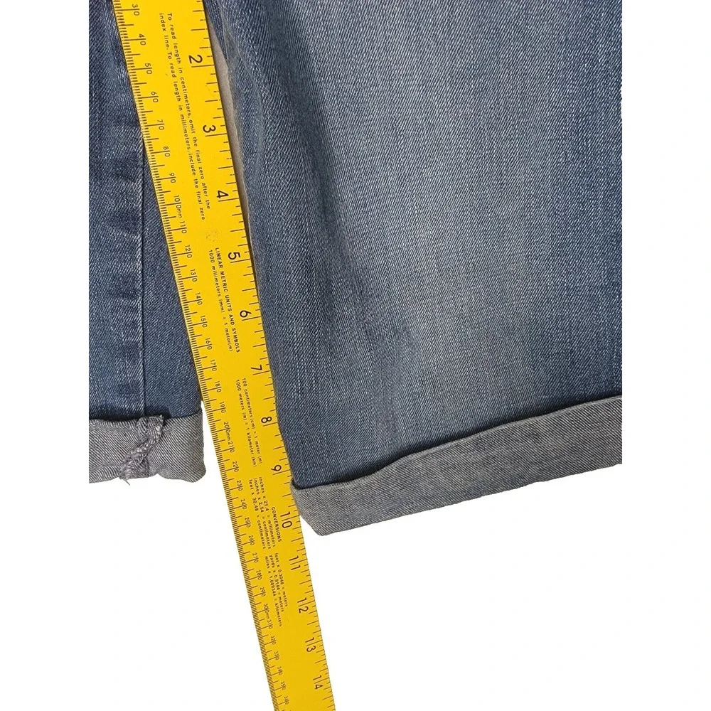 CALVIN KLEIN Women's Bermuda Blue Jean Shorts Denim Size 27/4 Small‎ Stretch